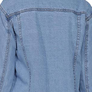 Nouvelle Collection : Vestes en Jean Décontractées pour Femme – Personnalisables, en Coton Teint Uni, Réversibles, Imperméables et Respirantes - Product Image 3