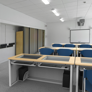 VersaDesk Bureau moderne convertible en érable Bureau contemporain Bureau d'ordinateur à domicile Downview Pliable extensible pour - Product Image 4