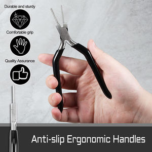 Alicates para hacer joyas, alicates para enrollar Alambre de 2mm y 3mm, herramientas para envolver alambre, herramientas para hacer joyas con mango de agarre de PVC - Product Image 3