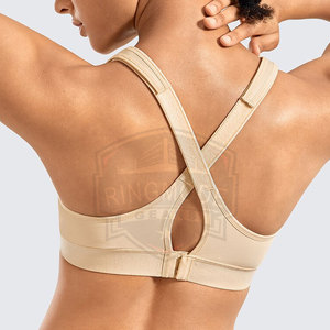 Ropa Deportiva Transpirable y Ecológica con Logotipo Frontal Simple Personalizado, Sujetador Deportivo para Mujer, Spandex y Poliéster, MOQ Bajo - Product Image 3