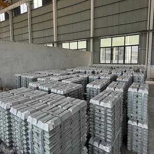 Lingote de aluminio A8 Exportar pedidos a granel Puro de alta calidad para procesamiento de metales Fabricación Reciclaje Uso industrial - Product Image 1