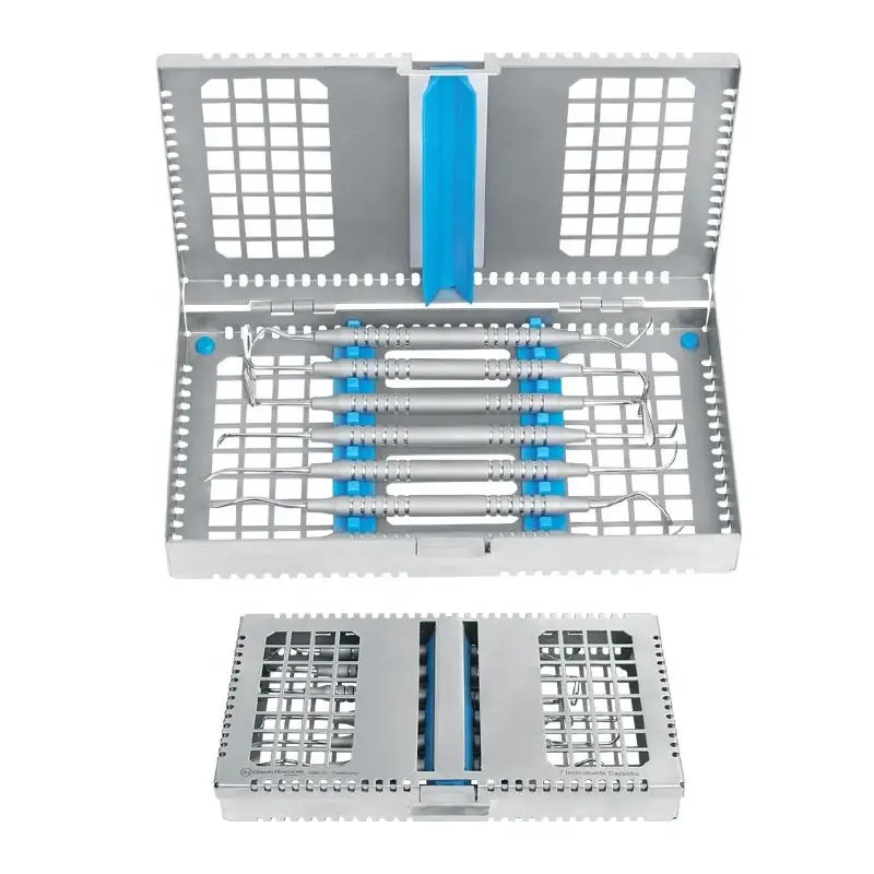 Sinus Lift Instruments Set Kit of 7 Pieces Implant Dental Dentistry、無料の滅菌カセットボックス付き