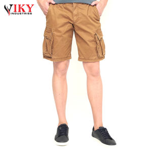 กางเกงขาสั้นคาร์โก้ อัตราการขายส่ง สินค้าใหม่ล่าสุด กางเกงขาสั้นคาร์โก้หน้าแบนสําหรับผู้ชาย สวมใส่ BY VIKY INDUSTRY - Product Image 2