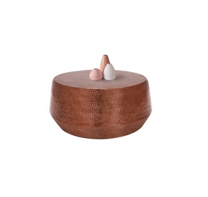 2025 Modern New Design <b>Gold</b> Hammered Coffee <b>Table</b> Highest Quality Metal Stand Size <b>Side</b> <b>Table</b> for Living Room Dining Decor - Product Image 5