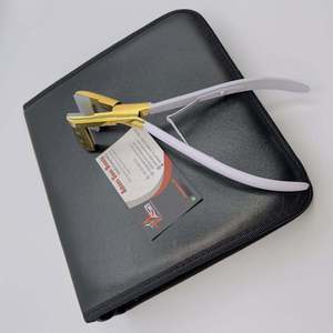 Pince d'extension de cheveux en acier inoxydable durable en or blanc de haute qualité prix de gros pince à pression professionnelle - Product Image 4