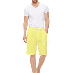 Nouvelle arrivée de shorts de course pour hommes au design personnalisé, service OEM décontracté de couleur unie disponible - Product Image 3