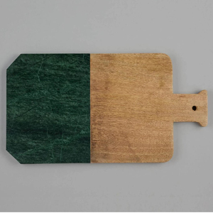 Eco Friendly Wholesale Kitchen Acacia Wooden & Marine Black Marble Chopping Blocks Cutting Cheese <b>Board</b> - Product Image 5