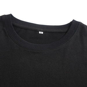 Camiseta de Manga Corta para Hombre, Cuello Redondo, Mezcla de Algodón, Transpirable, con Cierre de Cremallera, Color Sólido, Personalizable con Logotipo OEM - Product Image 2