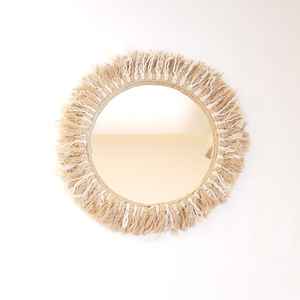 Espejo de Pared Decorativo Tejido con Jacinto de Agua, Espejo de Pared Artesanal Hecho a Mano para Decoración, Hecho en Vietnam - Product Image 5