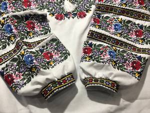 เสื้อแขนยาวปักลายชาวยูเครนสไตล์โบฮีเมียนสำหรับผู้หญิงเสื้อลายสวยธรรมชาติ - Product Image 2