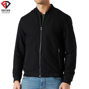 Blouson bombardier à la mode pour hommes, coupe Slim, Logo brodé personnalisé, unisexe, couleur rouge frais, de haute qualité, nouveau Design, Offre Spéciale - Product Image 5
