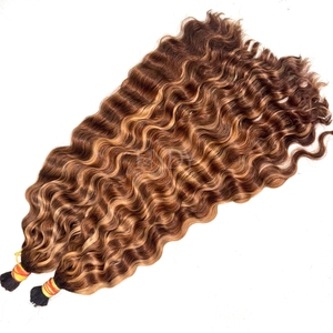 Cheveux en vrac de haute qualité vente chaude 2025 birman bouclés couleur personnalisée mettre en évidence bouclés - Product Image 3