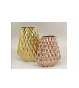 Jarrones de flores de metal más vendidos para la decoración del hogar y la boda Sala de estar Floreros de mesa de metal Artesanías modernas - Product Image 6