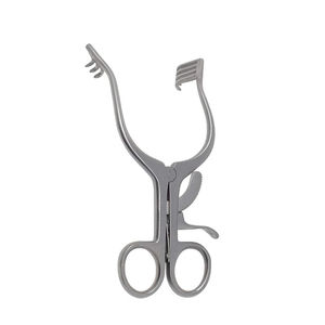 Mollison Mastoid Retractor 4x4 Dientes afilados 19mm de ancho X 12mm de profundidad 165mm de longitud Mollison Mastoid Retractor Instrumento quirúrgico - Product Image 2