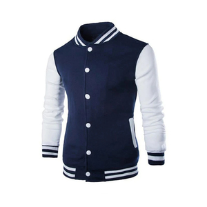 Custom Baseball Casual Sports <b>Jacket</b> Men's Streetwear <b>Varsity</b> <b>Jacket</b> Letterman <b>Jacket</b> in <b>Plain</b> Style OEM - Product Image 6