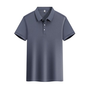 Ligero cómodo hombres Polo Top suave poliéster tela resistente a las arrugas fácil cuidado desgaste hombres casual algodón Polo camisa - Product Image 6