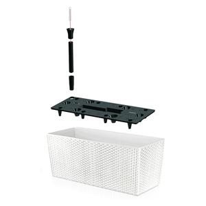 Jardinière Rato de 30 litres avec irrigation en blanc, 60 x 25 x 24 cm - Product Image 3