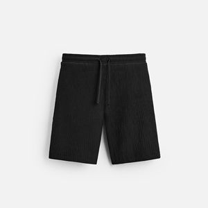 กางเกงขาสั้นผู้ชายแบบสั่งทำ ความยาวระดับเข่า สำหรับฤดูร้อน เอวยางยืด ผ้าฝ้ายออร์แกนิค บริการ OEM แห้งเร็ว ระบายอากาศ ป้องกันรอยยับ - Product Image 3