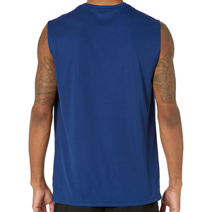 เสื้อกล้ามคอกลมของผู้ชายผ้าคอตตอนสไตล์ใหม่ชุดแนวสตรีทเสื้อถักแขนสั้นทรงหลวมสไตล์100% - Product Image 2