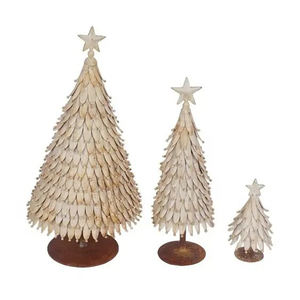 Diseño clásico Estilo americano Hierro Color verde Tamaño personalizado Adorno colgante de Navidad para el hogar Decoración de árboles al aire libre - Product Image 4