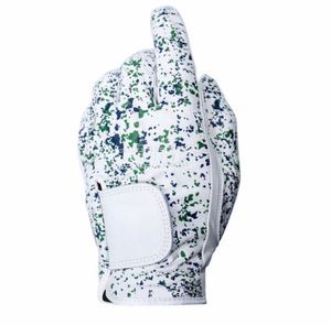 Precio al por mayor Guantes de golf de cuero Cabretta de alta calidad a todo color Guantes de golf personalizados transpirables antideslizantes con logotipo - Product Image 6