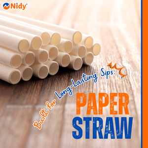 Pailles en papier Nidy Premium |   Pailles à boire de qualité alimentaire, compostables et écologiques. - Product Image 4
