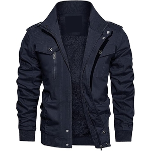 แจ็คเก็ตวินเทจผู้ชายไซส์พลัสแบบสั่งทำใหม่ปี 2025 พร้อมลายปักและดีไซน์โลโก้ด้านหน้า - Product Image 1