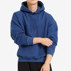 Custom Men Heavyweight Street Wear Pullover Hoodies 100% algodón 400 500 Gsm Fleece Oversized Men Hoodies y sudaderas - Product Image 1