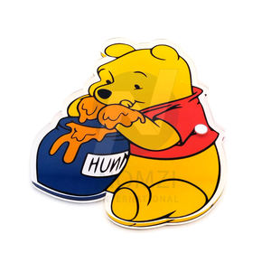 New Honey Pooh Bear Private Label <b>Eyelash</b> Extension Tiles Pallet Sustainable Acrylic <b>Magnetic</b> Lash Tile Cartoon Beauty Tool - Product Image 4