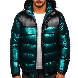 Vêtements d'hiver pour hommes de qualité supérieure, nouvelle mode, vente en gros, vestes matelassées en duvet pour hommes, manches longues personnalisées, vestes matelassées pour hommes - Product Image 1