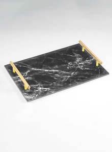 Calidad duradera recién llegado Hotel hogar restaurante Mesa comida uso plato bandeja con asa bandeja para servir para Navidad - Product Image 3