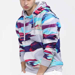 Sweat à capuche imprimé pour hommes à motif solide le plus récent Winter Street Wear Fabriqué au Pakistan Vente en ligne - Product Image 4