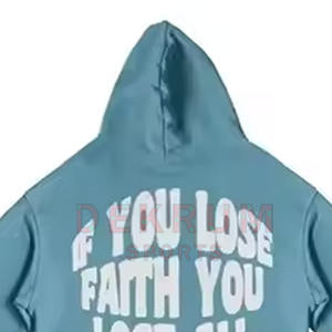 Survêtement d'entraînement d'hiver pour hommes de haute qualité Design décontracté Impression bouffante Logo Plus Size Option Écologique 100% Coton Usine - Product Image 2