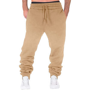 กางเกงวิ่งสำหรับผู้ชาย,กางเกงวอร์มผ้าฝ้ายแบบปรับแต่งได้จากปากีสถาน - Product Image 3