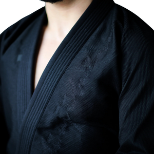 Kimono de Jiu-Jitsu brésilien léger 450 g/m², tissage perle noire, uniforme durable, pantalon Ripstop pour l'entraînement quotidien - Product Image 5