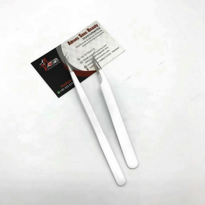 Pinzas para Pestañas ASB Personalizadas Blancas, Acero Inoxidable de Grado Quirúrgico, Antiestáticas, Precisión, Agarre Fuerte, Sostenibles - Product Image 5