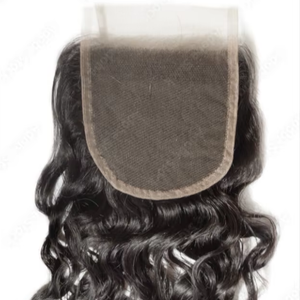 Venta al por mayor de cabello de templo indio con cierre de cabello humano Remy Virgen sin procesar con textura recta precios de fábrica del sur de la India estilo peruano - Product Image 1