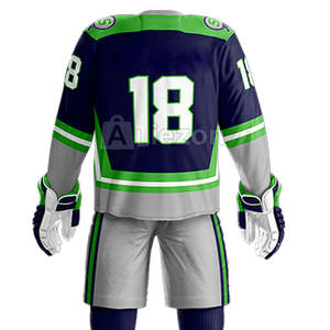 เครื่องแบบฮ็อกกี้น้ำแข็งไซส์พิเศษสำหรับผู้ใหญ่เครื่องแบบฮ็อกกี้น้ำแข็งออกแบบโลโก้ของคุณเอง - Product Image 5