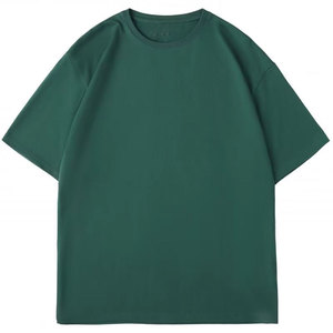 Camiseta de manga corta con estampado de acero artesanal de marca de moda para hombre 100% algodón suelto frontal americano - Product Image 3