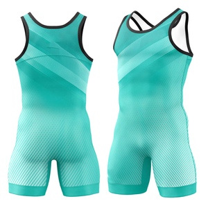 Professional Custom Sublimation Wrestling <b>Singlet</b> <b>Men</b> Compression Wrestling Uniform Breathable Quick Dry Training Competition - Product Image 4