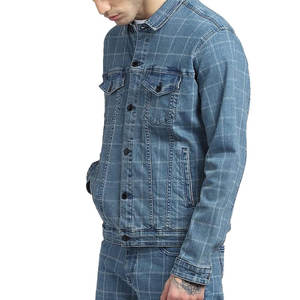 Veste en jean élégante pour hommes, tenue décontractée, vente en gros de veste en jean en coton de haute qualité, veste en jean personnalisée pour hommes - Product Image 3