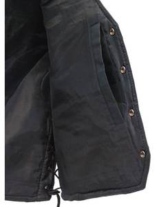 Gilet en cuir pour hommes de Style Vintage personnalisé 5 dimensions à la mode noir chaud hiver bouton poche respirant vêtements d'extérieur - Product Image 4