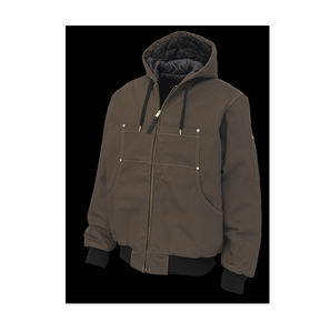 เสื้อแจ็คเก็ตผ้าแคนวาสสำหรับคนงานผ้าแคนวาสใส่สบายและมีฮู้ดแฟชั่นใหม่สำหรับผู้ชาย - Product Image 5