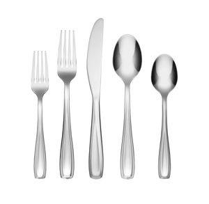 Juego de Cubiertos de Acero Inoxidable Estilo Nuevo en Existencia, Cubiertos Plateados para Bodas, Diferentes Tamaños de Vajilla para Ocasiones Especiales - Product Image 1