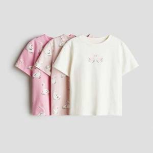 T <b>Shirt</b> for Girls and Boys Summer Casual Short Sleeve Solid Print Design Washed Techniques Soft Comfortable - Product Image 3