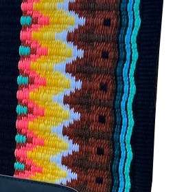 Tapis de selle de style anglais et occidental de haute qualité fourrure de laine multicolore et doublure en polycoton vente chaude avec prix de gros - Product Image 3