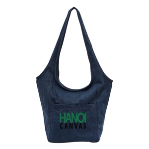Sacs fourre-tout en toile de coton écologiques, poignées en coton, logo imprimé personnalisé, certifiés BSCI, fabriqués au Vietnam, tailles personnalisées - Cadeaux de shopping - Product Image 1