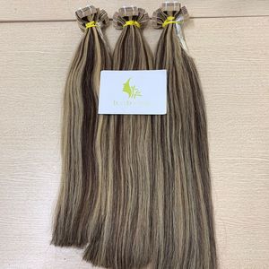 Bande Dans Les Extensions De Cheveux Humains Réel Cabello Humano Vierge Naturelle Remy Russe En Gros Populaire Cheveux Bruts - Product Image 2