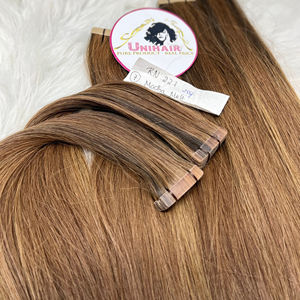 Materias primas Normal cinta en la extensión del pelo con 100% cutícula alineada humano de Vietnam precio al por mayor del pelo - Product Image 6