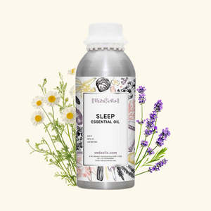 Mélange d'huiles essentielles pures de qualité thérapeutique pour le sommeil, huile corporelle hydratante aux ingrédients de rose musquée, menthe, citron, arbre à thé et rose - Product Image 1